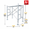 2.3m mobile scaffold tower medium