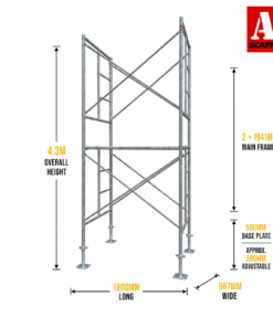 4.3m Mobile Scaffold Tower Medium