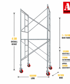 4.5m Mobile Scaffold Medium