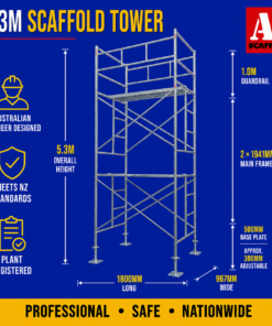 5.3m scaffold tower medium mobile scaffold
