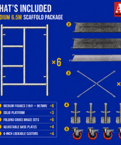6.5m Mobile Scaffold Medium - Image 2