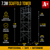 7.3m trapdoor scaffold large mobile scaffold